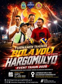 TURNAMEN BOLA VOLI KALURAHAN HARGOMULYO TAHUN 2026